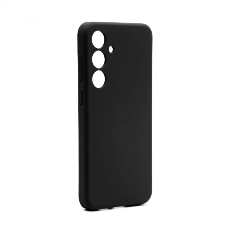 Connect Samsung Galaxy S24 Plus custodia in silicone magnetica Soft Touch Premium Quality nero