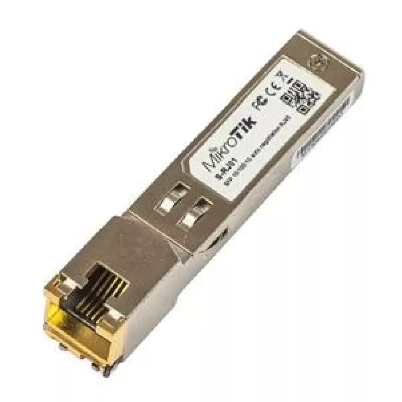 MikroTik S-RJ01 modulo ricetrasmettitore SFP rame RJ-45 10/100/1000 Mbit/s