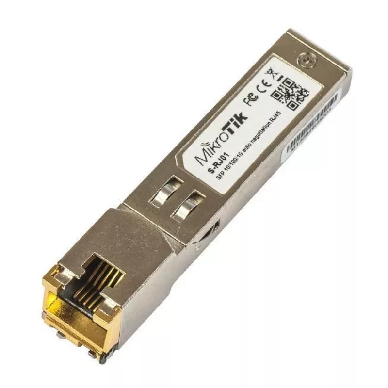 MikroTik S-RJ01 modulo ricetrasmettitore SFP rame RJ-45 10/100/1000 Mbit/s