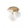 Plafoniera Opalla 3x30 W E27 65 cm bianco
