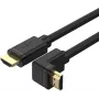 UNITEK Y-C1009 cavo HDMI 2.0 angolare a 270 gradi 4K 3m nero