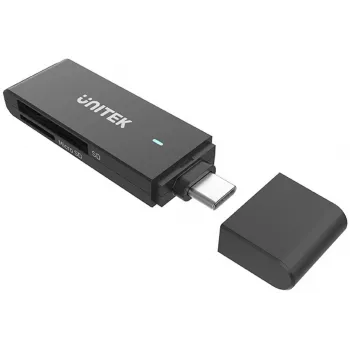 UNITEK lettore di schede SD & MicroSD USB-C (Y-9328) - Space Grey