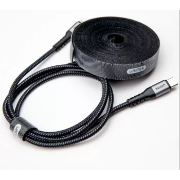 UNITEK OT142BK fascette per cavi in velcro 5m nero