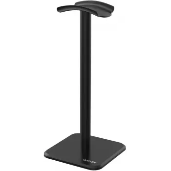 UNITEK OT168BK supporto per cuffie nero in lega di alluminio