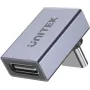 UNITEK adattatore angolare USB-C a USB-C 90 gradi 40Gbps 240W Space Gray