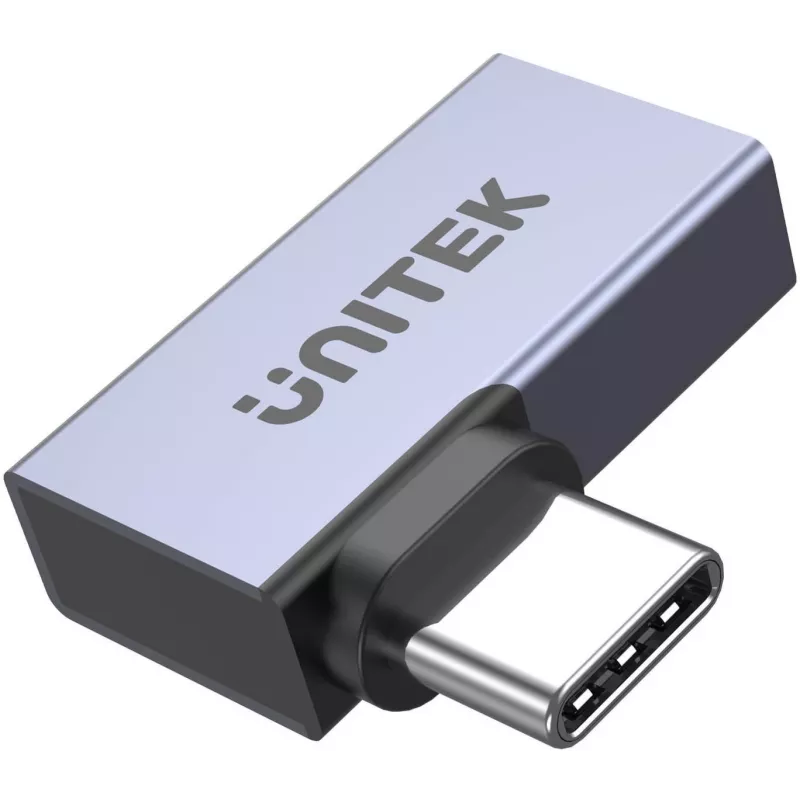 UNITEK adattatore piatto angolare da USB-C a USB-C 40Gbps