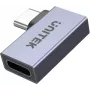 UNITEK adattatore piatto angolare da USB-C a USB-C 40Gbps