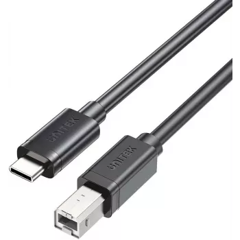 UNITEK cavo stampante USB-C a USB-B 2.0 2m nero