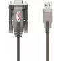 UNITEK cavo convertitore USB-A a seriale RS232, connettore DB9, 1,5 m, nero
