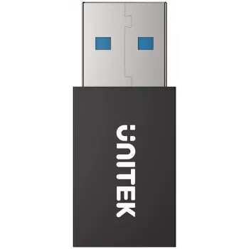 UNITEK adattatore data blocker USB-A - solo ricarica, nero