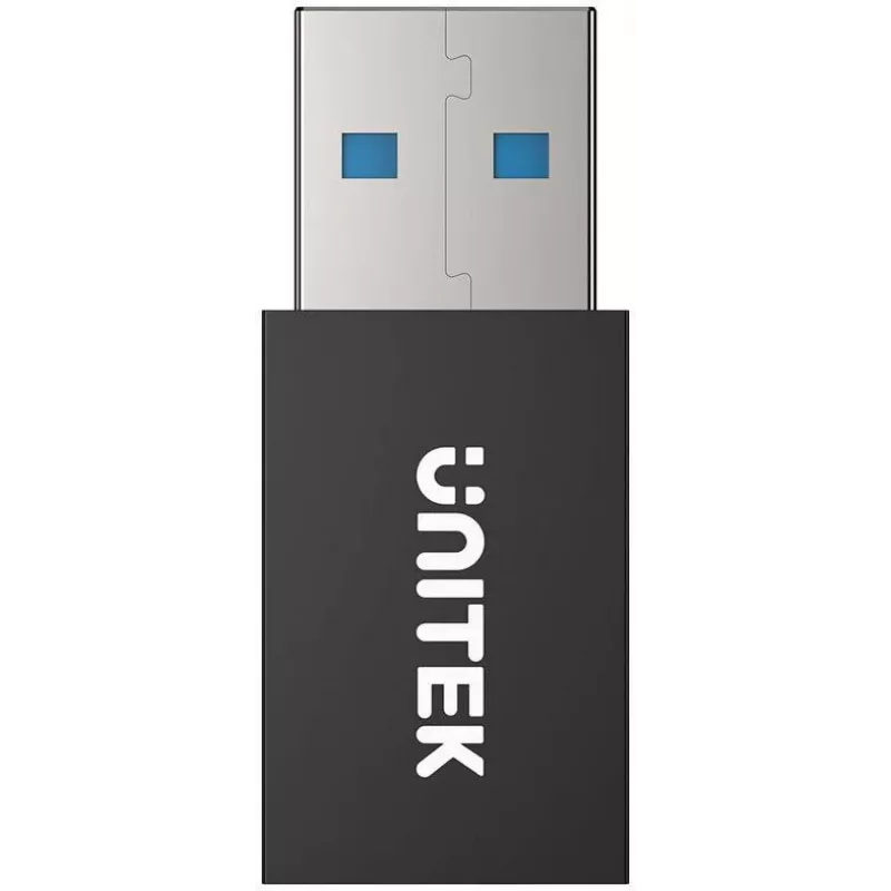 UNITEK adattatore data blocker USB-A - solo ricarica, nero