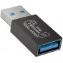 UNITEK adattatore data blocker USB-A - solo ricarica, nero
