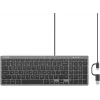 UNITEK SlimTap tastiera da ufficio cablata leggera USB-C/USB-A