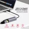 UNITEK adattatore USB-C a Gigabit Ethernet 1Gbps - Space Gray