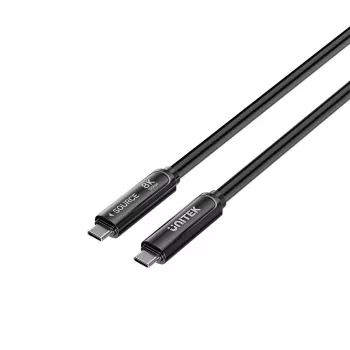 UNITEK cavo ottico attivo USB-C 15m - 10Gbps, PD60W, 8K@30Hz, nero