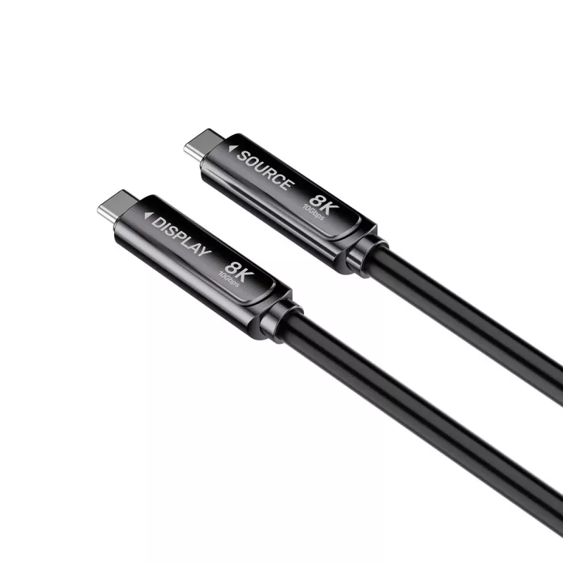 UNITEK cavo ottico attivo USB-C 7m - 10Gbps, PD60W, 8K@30Hz, nero