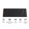 Keychron K3U-Q3Z Tastiera meccanica 75% Milk POM Brown Switch 8K