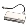 Freewell Pro Plus Lettore di schede USB 3.2 Gen 2 Type-C 10 Gbps SD MicroSD CFexpress Space Gray