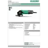 Hikoki G13SB4YGZ smerigliatrice angolare 3,1 kg