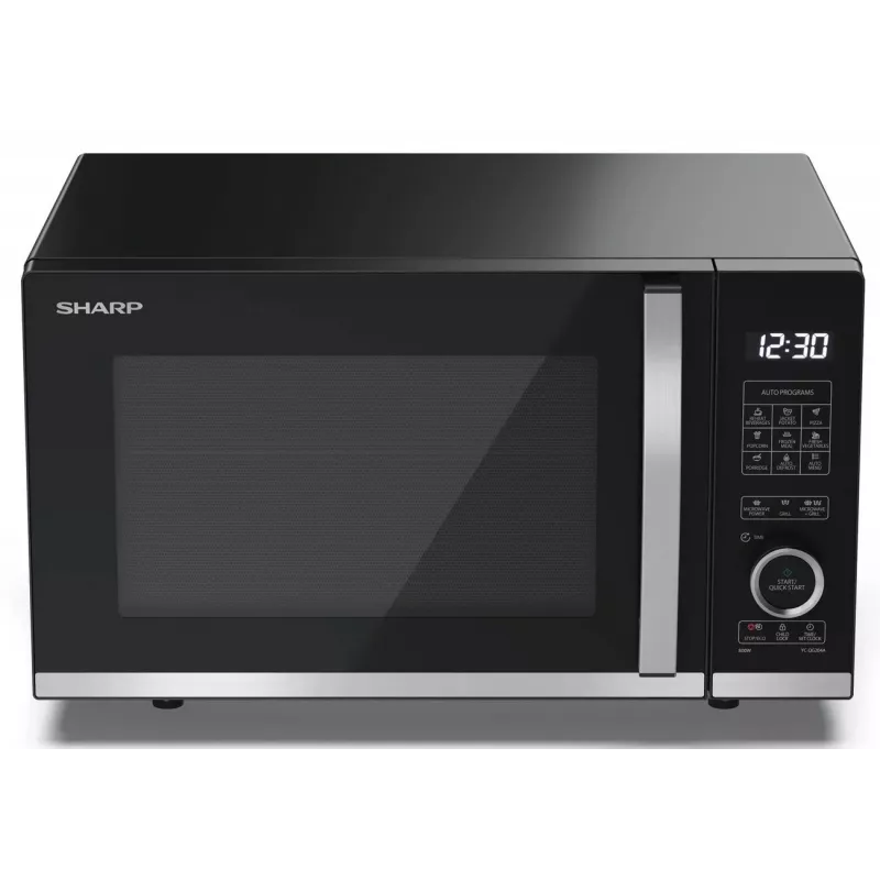 Sharp YC-QG204AE-B Microonde combinato con grill, 20L, 800W, nero