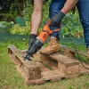 Black & Decker BES301-QS sega a sciabola 2800 spm 750 W nero, arancione