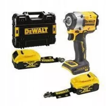 DEWALT DCF921P2LRT-XJ 18V XR Avvitatore a impulsi brushless 1/2 pollice 406Nm 2x5.0Ah Kit TSTAK (senza caricabatterie)