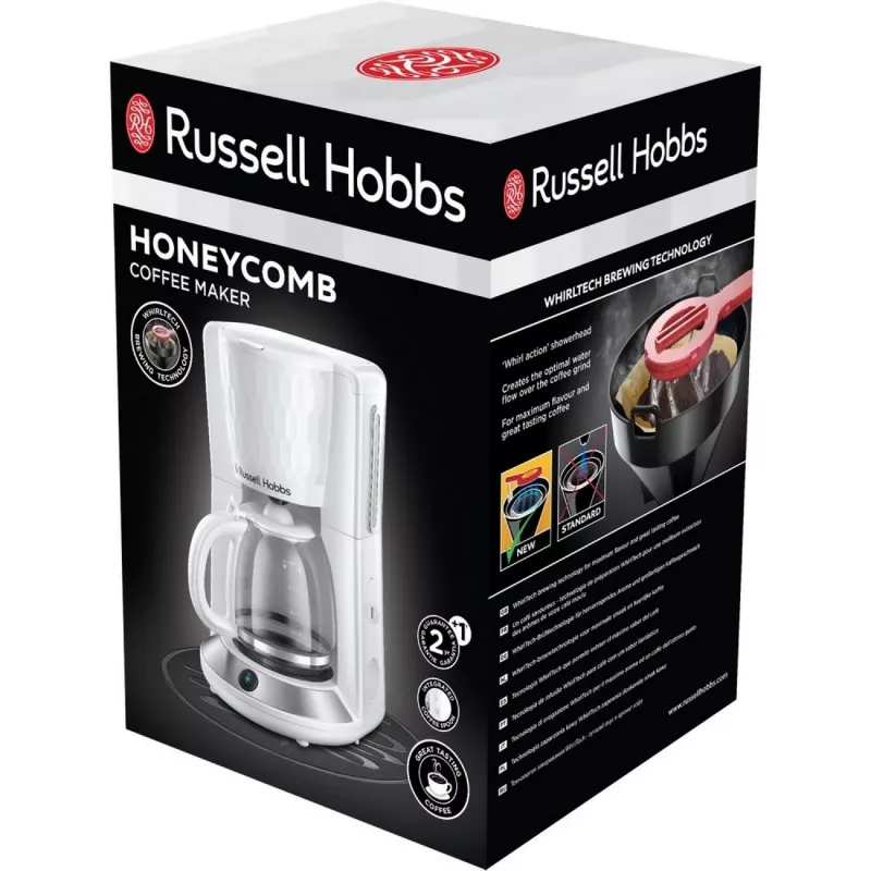 Russell Hobbs 27010-56 Tostapane pop-up 2 fette, 850W, bianco