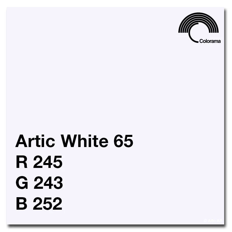 Fondale in carta senza giunzioni Arctic White 1,35 x 11 m