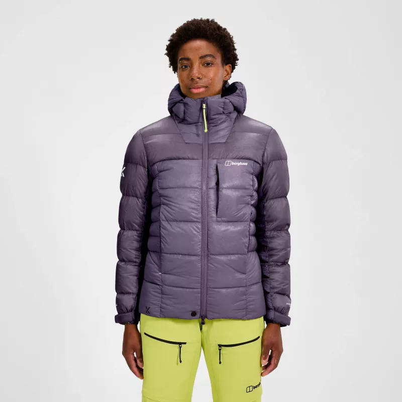 Berghaus MTN Arete Ultra Down Hoody donna - Purple Planet, taglia M