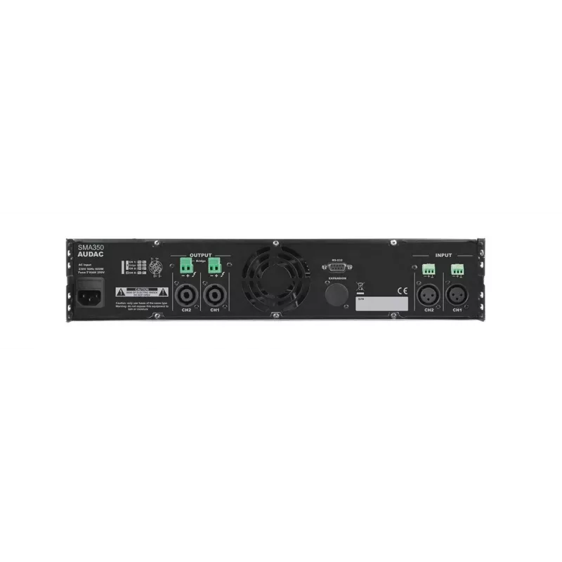 AUDAC SMA350 amplificatore a 2.0 canali nero