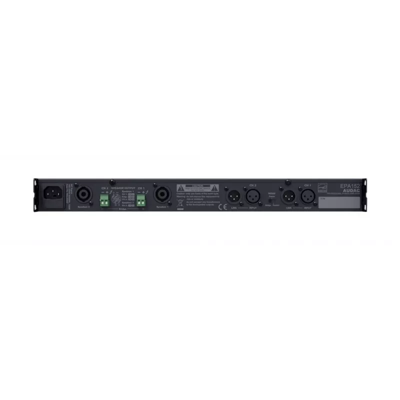 AUDAC EPA152 amplificatore audio 2.0 canali nero