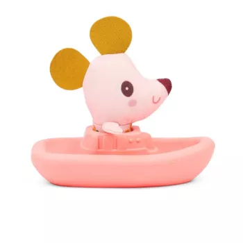 Lilliputiens giocattolo da bagno barca con Nina la Topolina in peluche 6m+