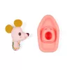 Lilliputiens giocattolo da bagno barca con Nina la Topolina in peluche 6m+