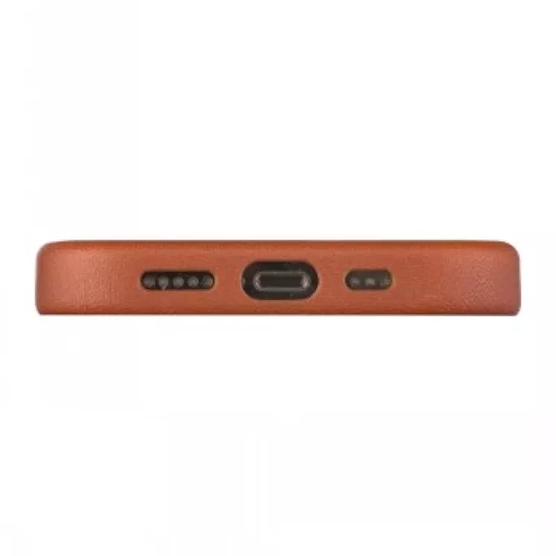 Custodia MagSafe DBRAMANTE 1928 Roskilde per iPhone 15 Plus - tan
