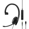 Sennheiser ADAPT 100 cuffia on-ear cablata con microfono con cancellazione del rumore, USB-A, nera