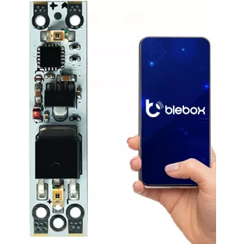 BLEBOX Twilight Switch – sensore crepuscolare smart con Wi-Fi, 230V AC, montaggio a incasso, bianco