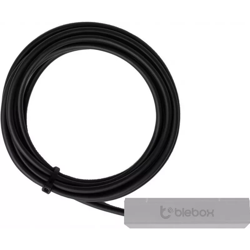BleBox openSensor bianco 2m - sensore porta/finestra senza fili, contatto magnetico WiFi, cavo 2m