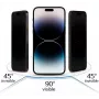 iLike Samsung Galaxy S23 Ultra vetro temperato privacy protezione schermo nero