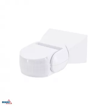 BEMKO rilevatore di movimento PIR 1200W 180° IP65 bianco