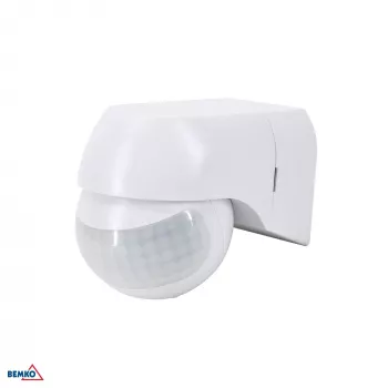 BEMKO rilevatore di movimento PIR 800W 180° bianco