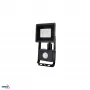 KAFLER KASTEL Faretto LED 10W 4000K 800lm IP65 nero con sensore PIR