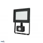 KAFLER KASTEL Faretto LED 30W 4000K 2520lm IP65 nero con sensore PIR