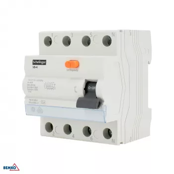 SCHELINGER Interruttore differenziale RCCB Type A 4P 25A 30mA 10kA VDE