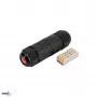 BEMKO Connettore per cavi IP68 a 3 poli, connessione rapida, nero