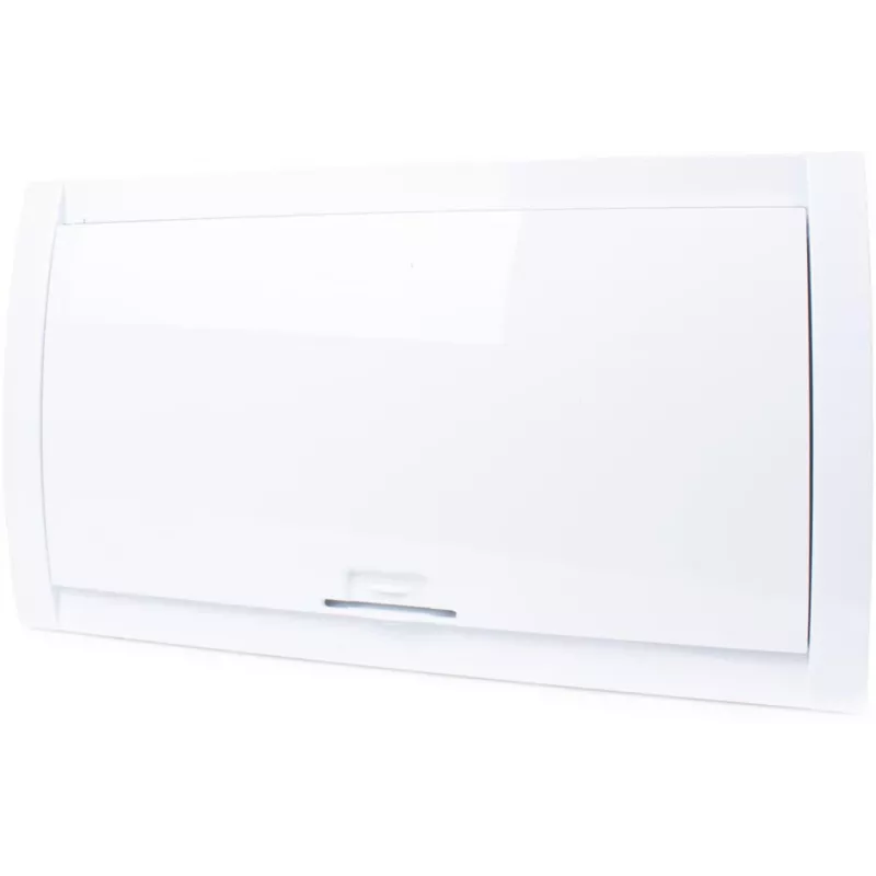 ADELID RM-PT-18P Distributore da incasso 18 moduli 2x9 porta in vetro fumé trasparente