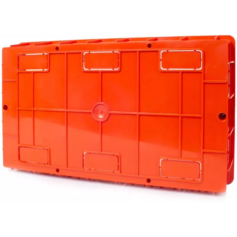 ADELID RM-PT-18P Distributore da incasso 18 moduli 2x9 porta in vetro fumé trasparente