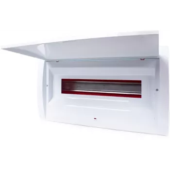 ADELID RM-PT-18P Distributore da incasso 18 moduli 2x9 porta in vetro fumé trasparente