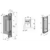 SCOT ES-S12DCN-MB PROFI apriporta elettrico simmetrico a basso consumo con memoria e blocco