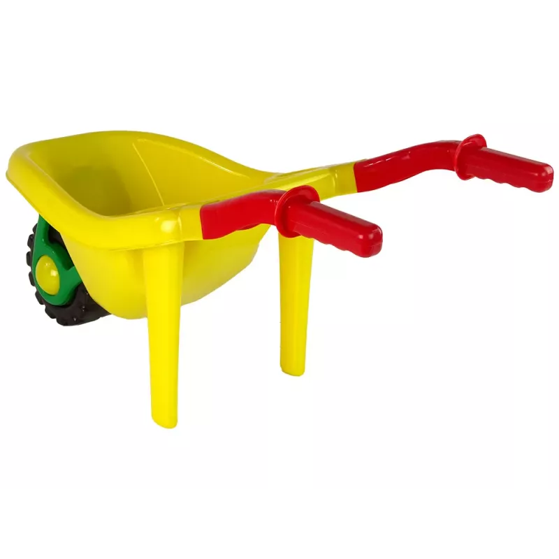 HEMAR grande carriola da giardino colorata gialla 100L 150kg