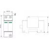 VCX DC C2P 1000V PV30 scaricatore di sovratensione tipo 2 2P 1000V DC per impianti fotovoltaici